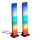 НАБОР 2x Светодиодная настольная RGB-лампа с регулированием яркости GAMER LED/5W/5V + дистанционное управление