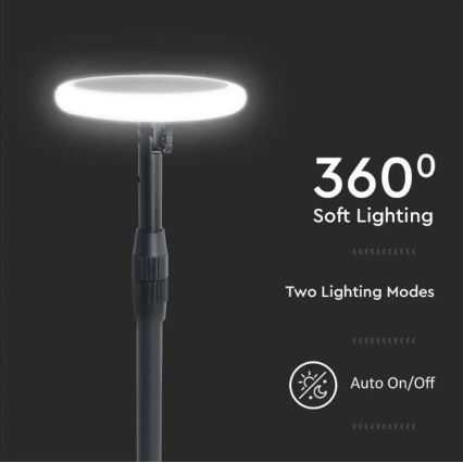 НАБОР 2x Светодиодная регулируемая лампа на солнечной батарее GARDEN LED/3W/5V 42-80 см 4000K IP65
