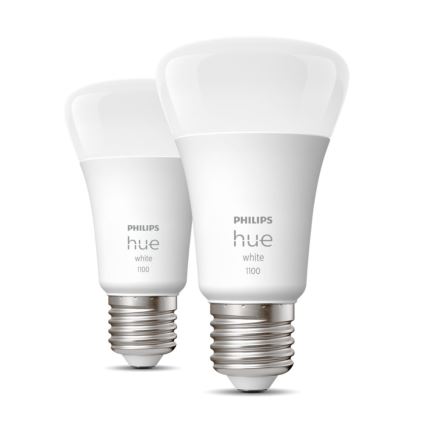 Набор 2x светодиодных диммируемых лампы Philips Hue WHITE E27/9,5W/230V 2700K