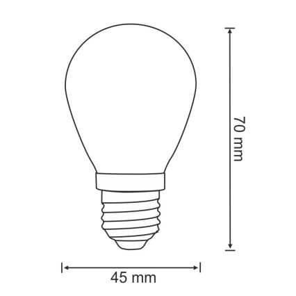Набор 2x светодиодные лампочки PARTY E27/0,5W/36V