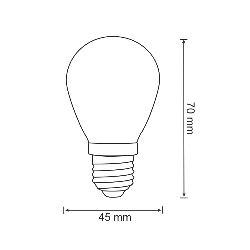 Набор 2x светодиодные лампочки PARTY E27/0,5W/36V