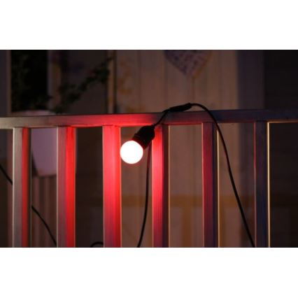 Набор 2x светодиодные лампочки PARTY E27/0,5W/36V красные