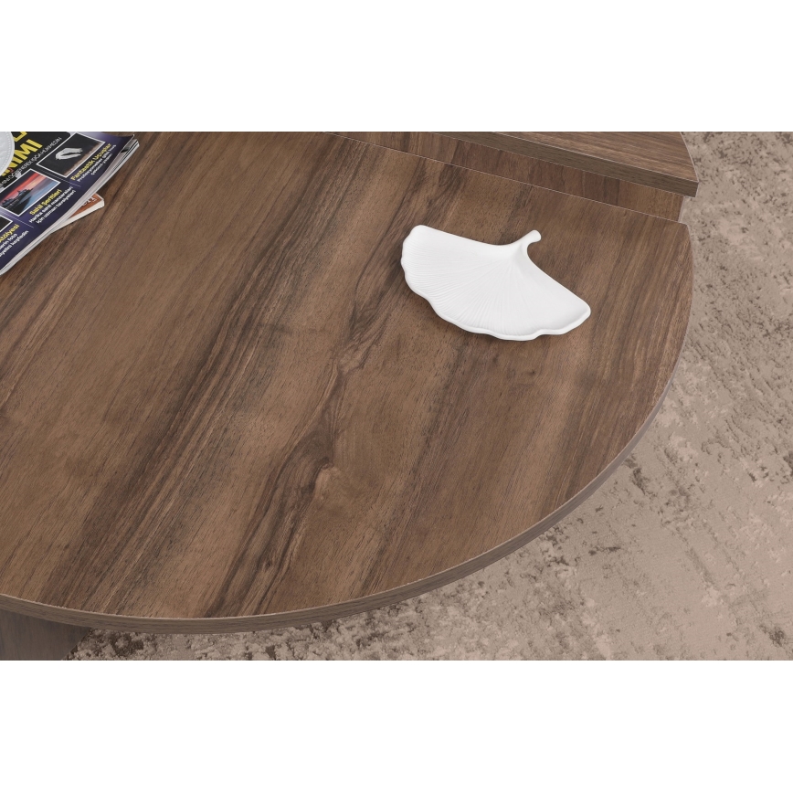 НАБОР 2x Журнальный столик PODIUM коричневый