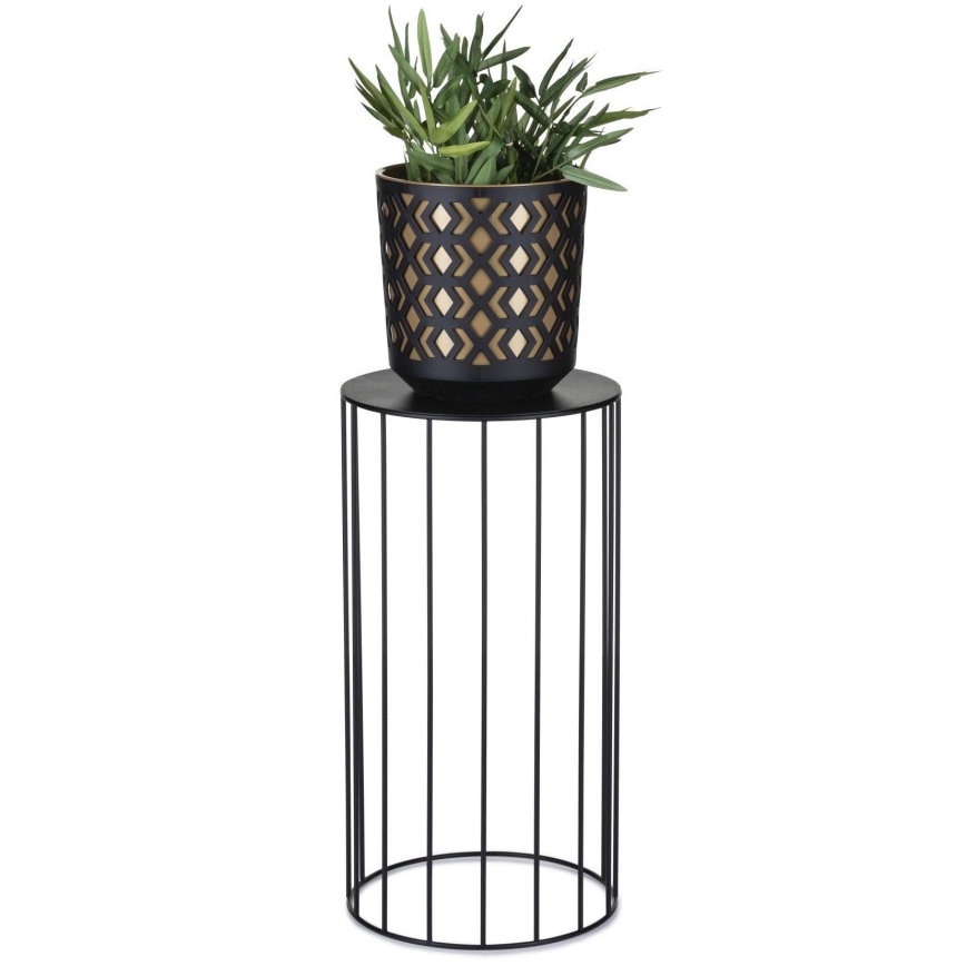 НАБОР из 3 шт. Подставка для цветов LOFT черная