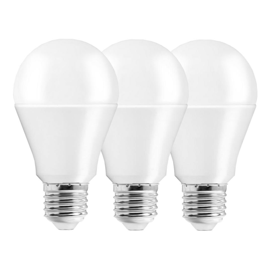 НАБОР 3x Светодиодная лампа A60 E27/10W/230V 3000K