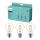 НАБОР 3x Светодиодная лампа VINTAGE Philips E27/4,3W/230V 2700K