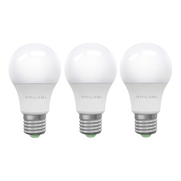НАБОР 3x Светодиодная лампочка ECOLINE A60 E27/15W/230V 4000K - Brilagi