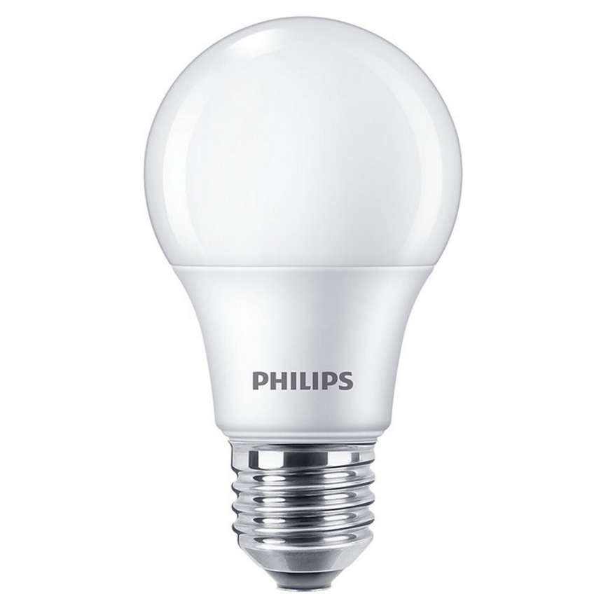 НАБОР 3x Светодиодная лампочка Philips A60 E27/8W/230V 4000K