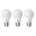 НАБОР 3x Светодиодная лампочка A60 E27/4,8W/230V 2700K - GP