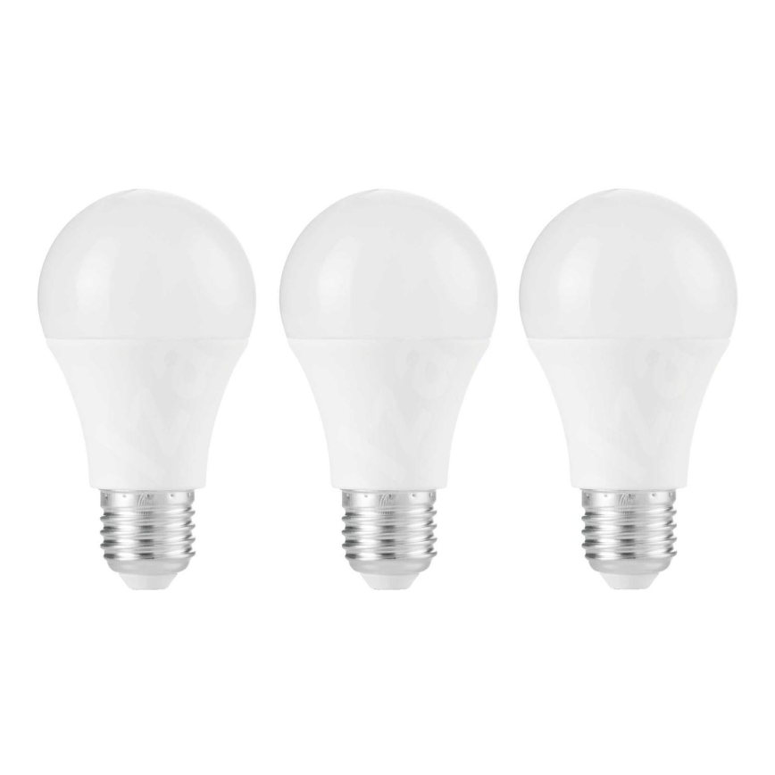 НАБОР 3x Светодиодная лампочка A67 E27/13W/230V 4000K - Attralux