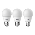 НАБОР 3x Светодиодная лампочка E27/2,9W/230V 2700K - GP