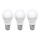 НАБОР 3x Светодиодная лампочка ECOLINE A60 E27/10W/230V 4000K - Brilagi