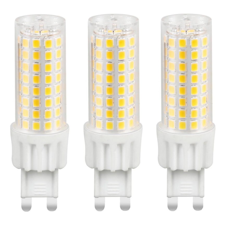 НАБОР 3x Светодиодная лампочка ECOLINE G9/7W/230V 3000K - Brilagi