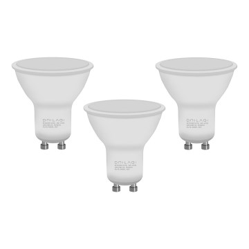 НАБОР 3x Светодиодная лампочка ECOLINE GU10/6W/230V 4000K - Brilagi