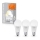 НАБОР 3x Светодиодная лампочка с регулированием яркости SMART+ E27/9,5W/230V 2700K Wi-Fi - Ledvance