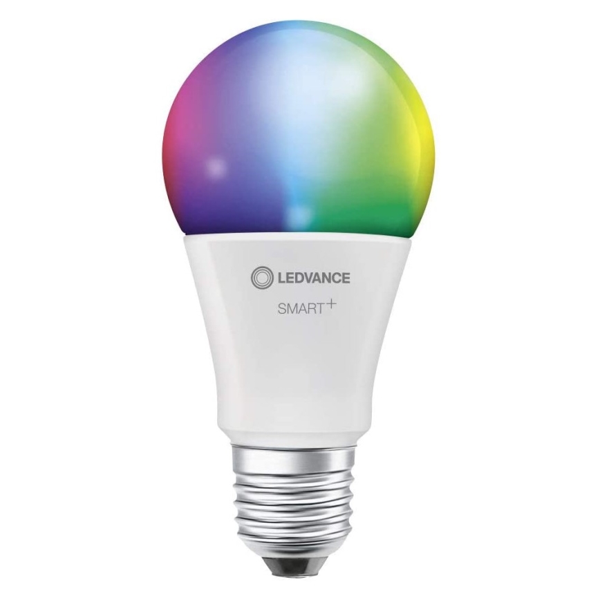 НАБОР 3x Светодиодная RGBW-лампочка с регулированием яркости SMART+ E27/9W/230V 2700K-6500K Wi-Fi - Ledvance