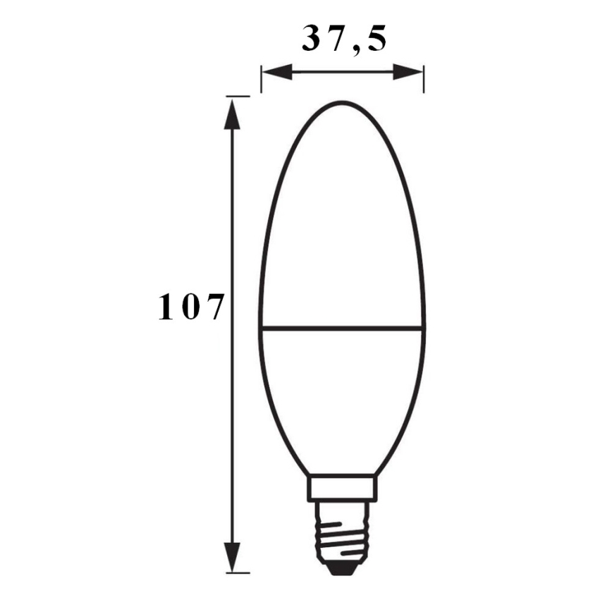 Набор 3x светодиодные диммируемые лампочки SMART+ E14/5W/230V 2700K - Ledvance