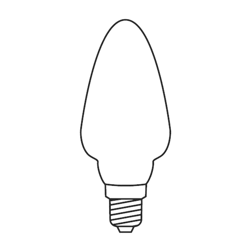 НАБОР 3x Запасная лампочка CONE E10/20V/0,1A цветной, сделано в Европе