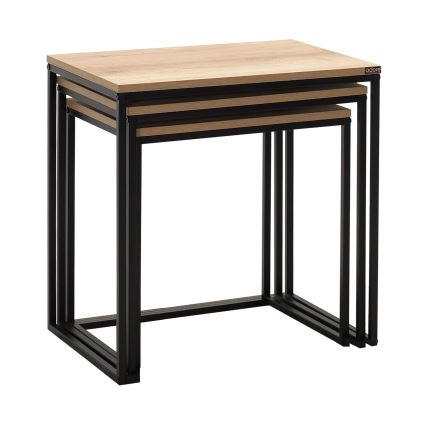 НАБОР из 3 коричневых конференц-столов