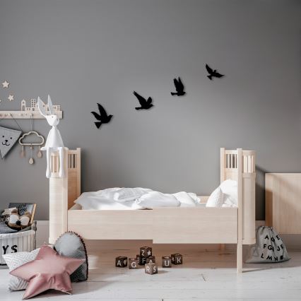 НАБОР из 4 шт. Настенное украшение птицы из металла