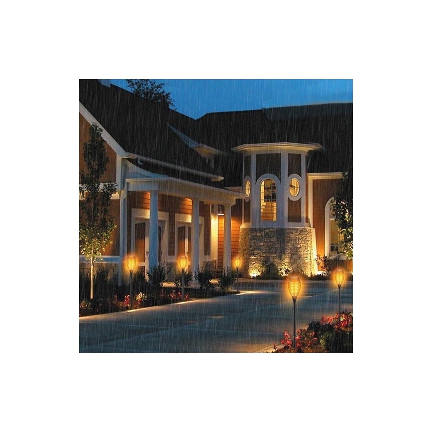 НАБОР из 4 светодиодных солнечных ламп 4xLED/3,6В 1xAAA IP44 100 мАч