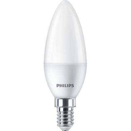 НАБОР 4x Светодиодная лампа Philips B35 E14/5W/230V 2700K