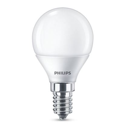 НАБОР 4x Светодиодная лампа Philips P45 E14/5,5W/230V 2700K