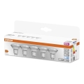 НАБОР 5x Светодиодная лампочка PAR16 GU10/4,3W/230V 4000K 36° - Osram
