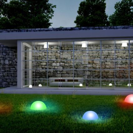 НАБОР 5x Светодиодный светильник на солнечной батарее LED/1,2V цветной