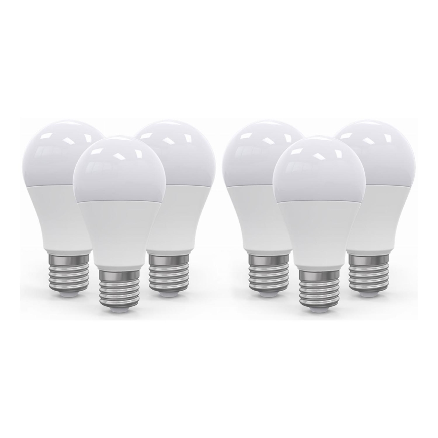 НАБОР 6x Светодиодная лампочка E27/10W/230V 2800K