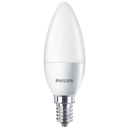 Набор 6x светодиодных лампочек Philips B35 E14/5W/230V 2700K
