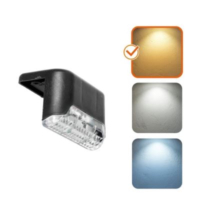 НАБОР 8x Светодиодный лестничный светильник на солнечной батарее LED/0,06W/1,2V 3000K IP44 600 mAh