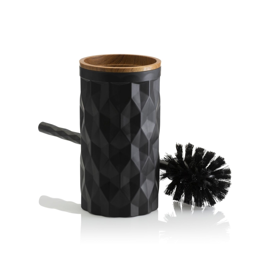 Набор для ванной комнаты REINA 5 шт. черный/коричневый