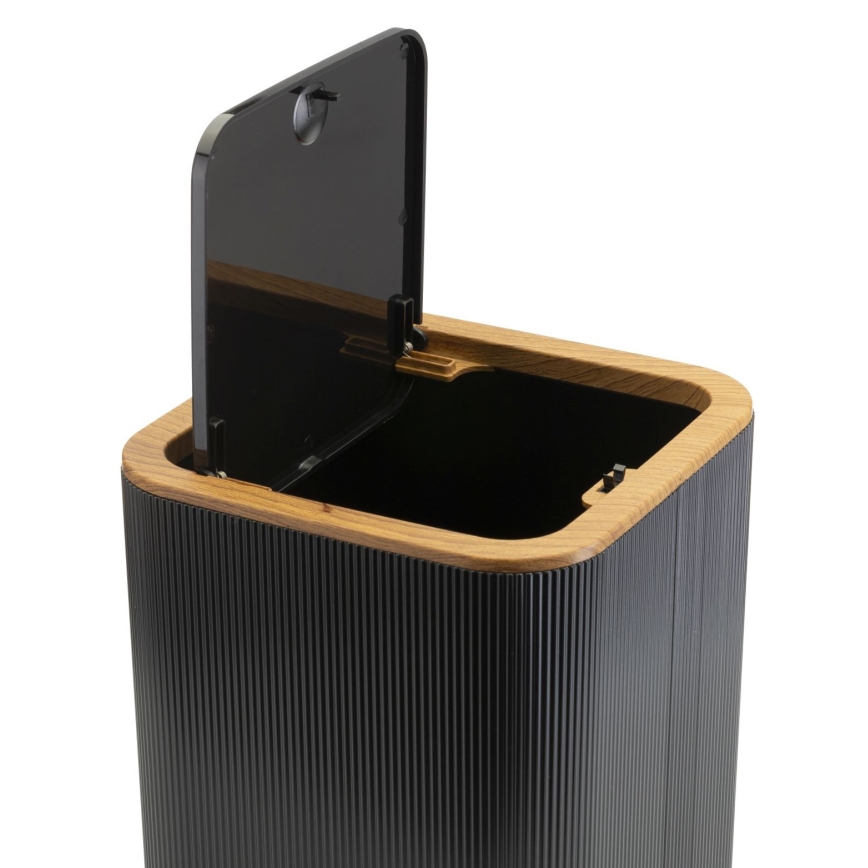 Набор для ванной комнаты ZOYA 5 шт. черный/коричневый