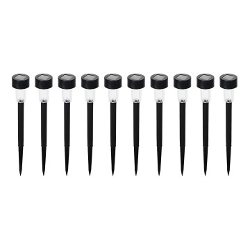 НАБОР из 10 шт. светодиодных солнечных ламп LED/0,06 Вт/1,2 В 6000K IP44 40 мАч