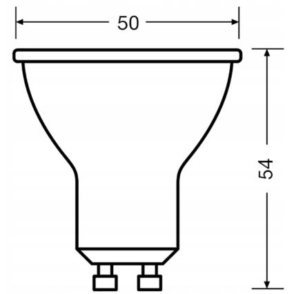 Набор из 3 светодиодных рефлекторных ламп PAR16 GU10/6,9W/230V 4000K 60° - Osram