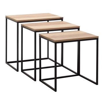 НАБОР из 3 коричневых конференц-столов