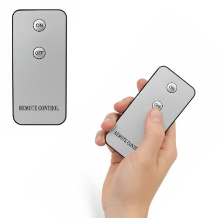 Набор из 3 кремовых LED-свечей BRILLO (LED/3xAAA) с пультом дистанционного управления