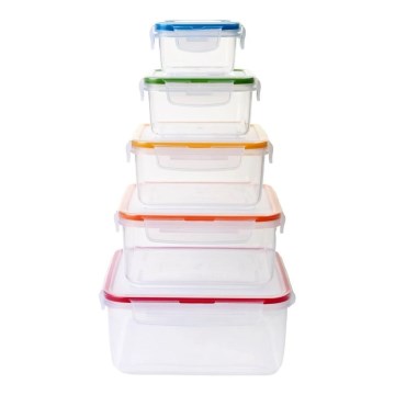 Набор из 5 пищевых контейнеров LOCK