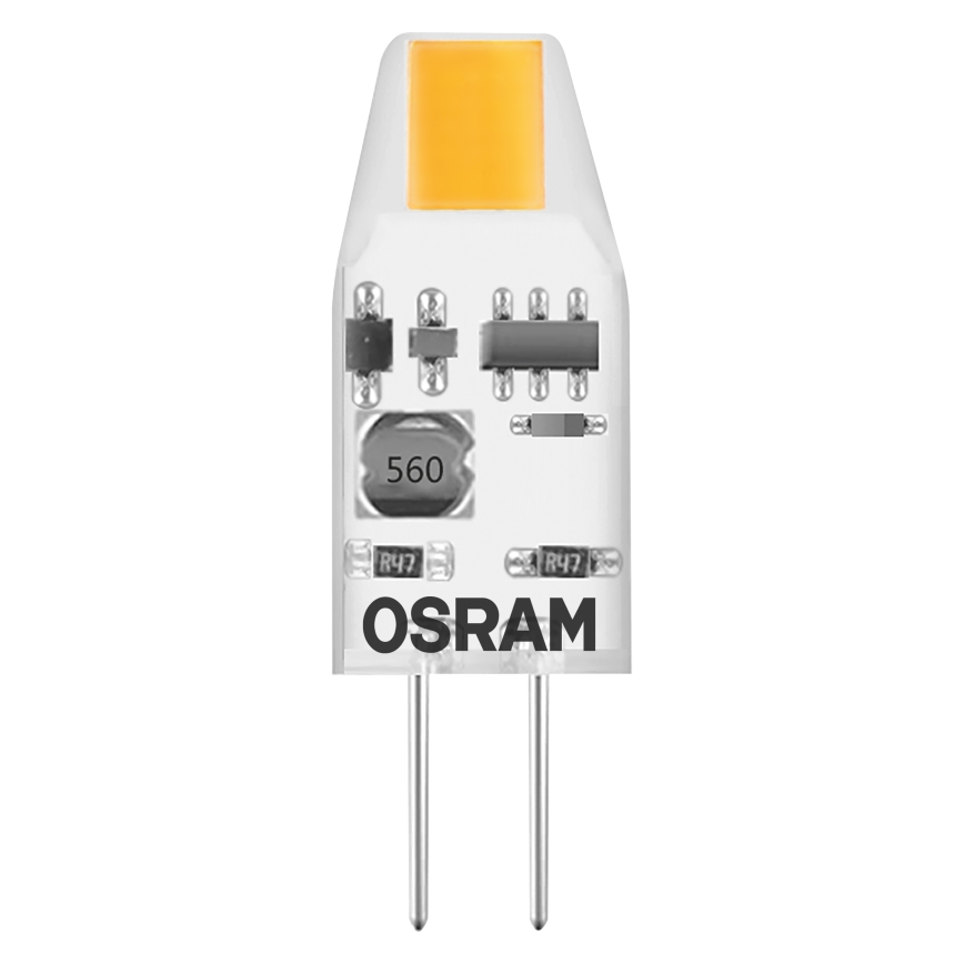 Набор из 5 светодиодных ламп с цоколем G4 (micro PIN), 1 Вт/12 В, 2700 К — Osram