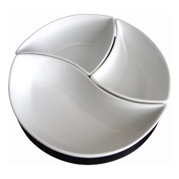 Набор мисок с подносом TORO, 3 шт., керамика/дерево