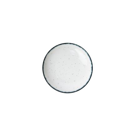 Набор столовой посуды, 24 предмета, белый/чёрный, фарфор