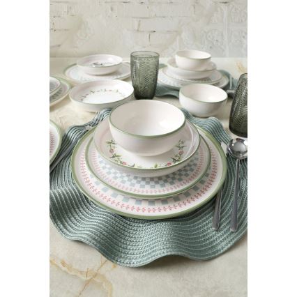 Набор столовой посуды, 24 шт., разноцветный/керамика