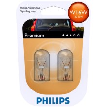 НАБОР 2x Автомобильная лампа Philips VISION 12067B2 W16W W2,1x9,5d/16W/12V