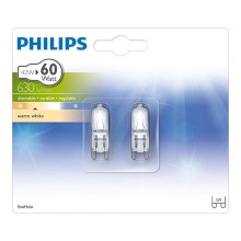 Набор 2x галогеновые лампочки Philips G9/42W/230V