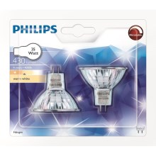 Набор 2x промышленные галогеновые лампочки Philips GU5,3/35W/12V