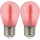 НАБОР 2x Светодиодная лампочка PARTY E27/0,3W/36V красный