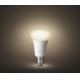 НАБОР 2x Светодиодная лампочка с регулированием яркости Philips Hue WHITE E27/9W/230V 2700K