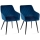 НАБОР 2x Обеденный стул RICO синий