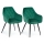 НАБОР 2x Обеденный стул SAMETTI зеленый